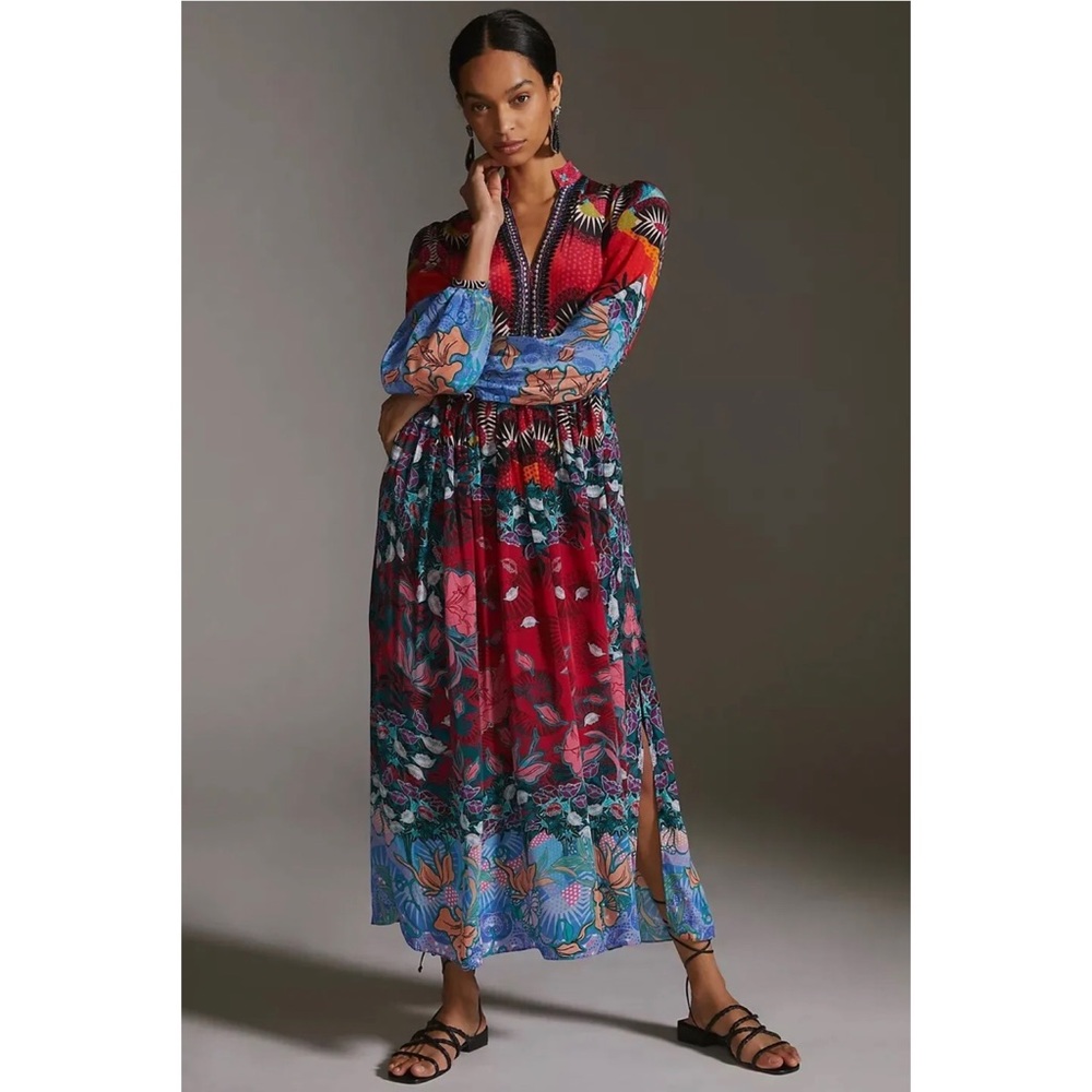 ‼️NOT FOR SALE‼️Anthropologie Bhanuni by Jyoti Patterned Maxi Dress - Picture 1 of 10